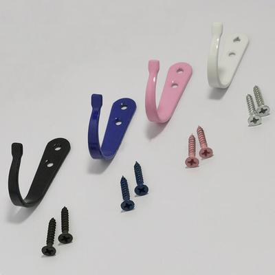 Yousheng 10 ganchos de parede de metal, fácil instalação, pequenos ganchos resistentes para toalhas e casacos com pregos, organizador de ganchos multifuncionais para pendurar