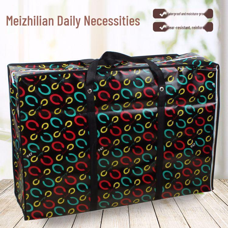 

Waterproof Hand-Woven Large Travel Storage Bag for Clothes and Items 90x60x23 cm