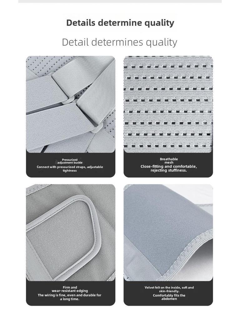 Lendenstützgürtel mit Stahlplatte für Männer und Frauen - Ideal zur Erholung bei Bandscheibenvorfällen und zur Bauchstützung.