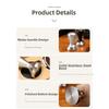 1PC Coffee Tamper 6*6*10cm For Optimal Espresso Extraction 304 Stainless Steel Coffee Tamper 51mm 53mm 58mm Espresso Tamper Base