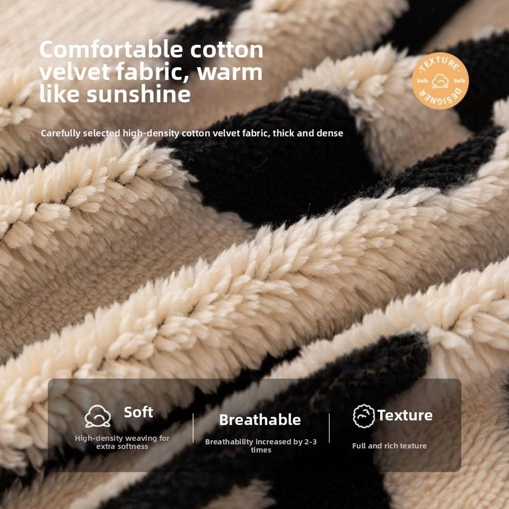 Bohemian Style Vintage Interlocking Sofa Protector Comfort Warm Sofa Blanket Non-Slip Sofa Cover