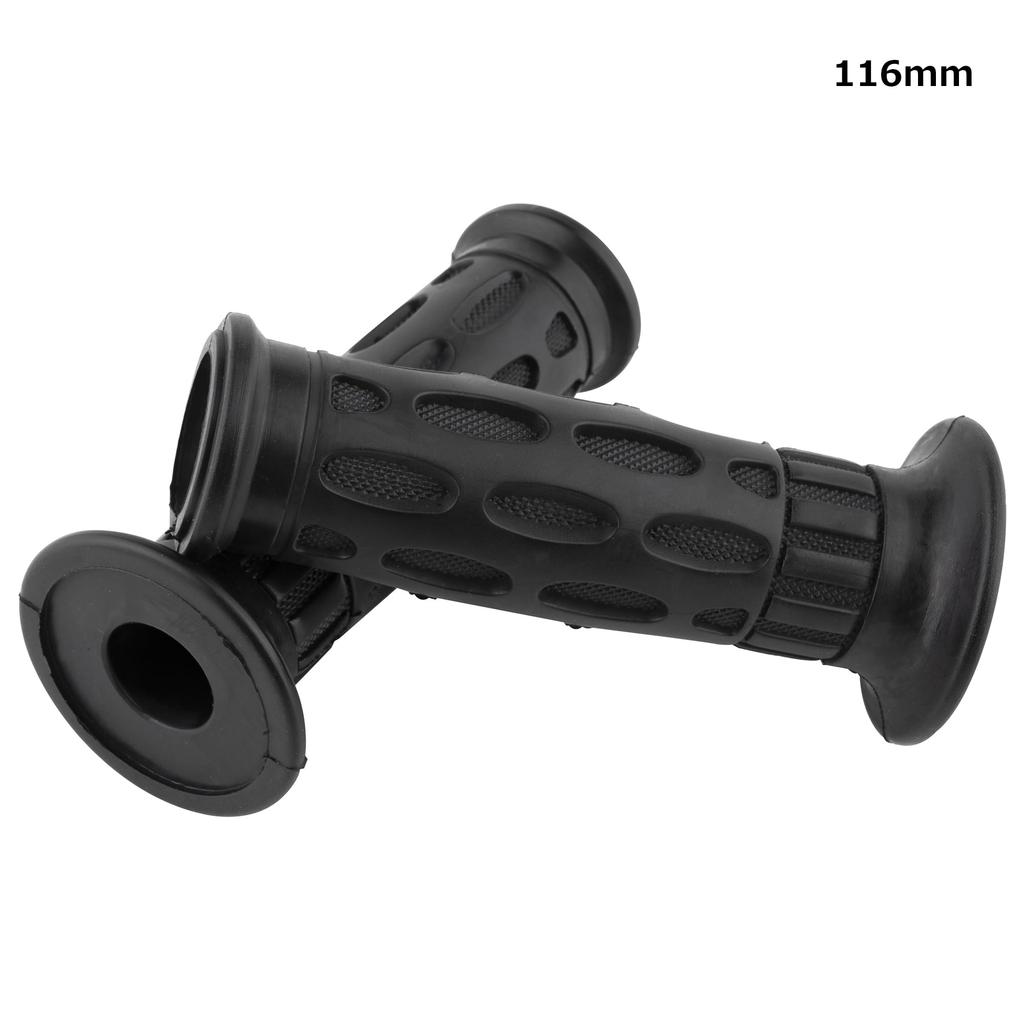 Kijima grip rubber oval dimple black Suzuki scooter 201-7166