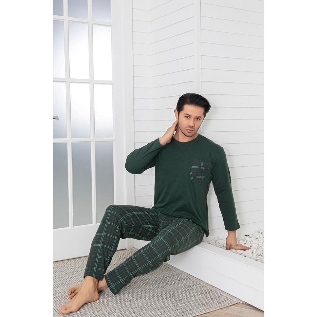 Men's Plant Long Arm (seasonal) Nefti Pajama Set
