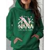 2025 Stylish European Long-Sleeve Letter Print Hoodie for Women - Casual Autumn/Winter Sweatshirt