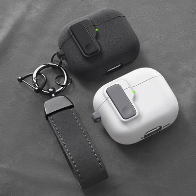 Protective Case For Airpods 4 Cover Luxury Earphone Cover Case For Apple Airpodspro2 3Air Pods Pro Shockproof Sleve With Hook