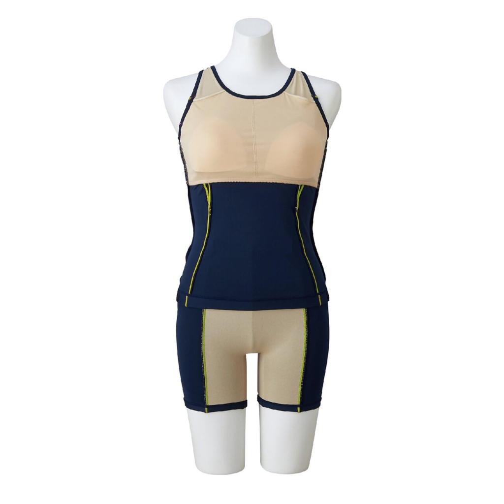 MIZUNO Basic for Competitive and Fitness Use Women's One-Piece Swimsuit, N2MGDC12,