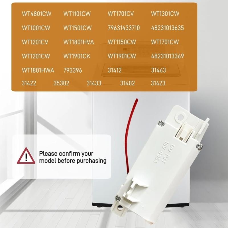 EBF61215202 Washer Lid Switches Replacement Lid Switches Assembly Washing Machine Door Switches Replacement Part Enduring