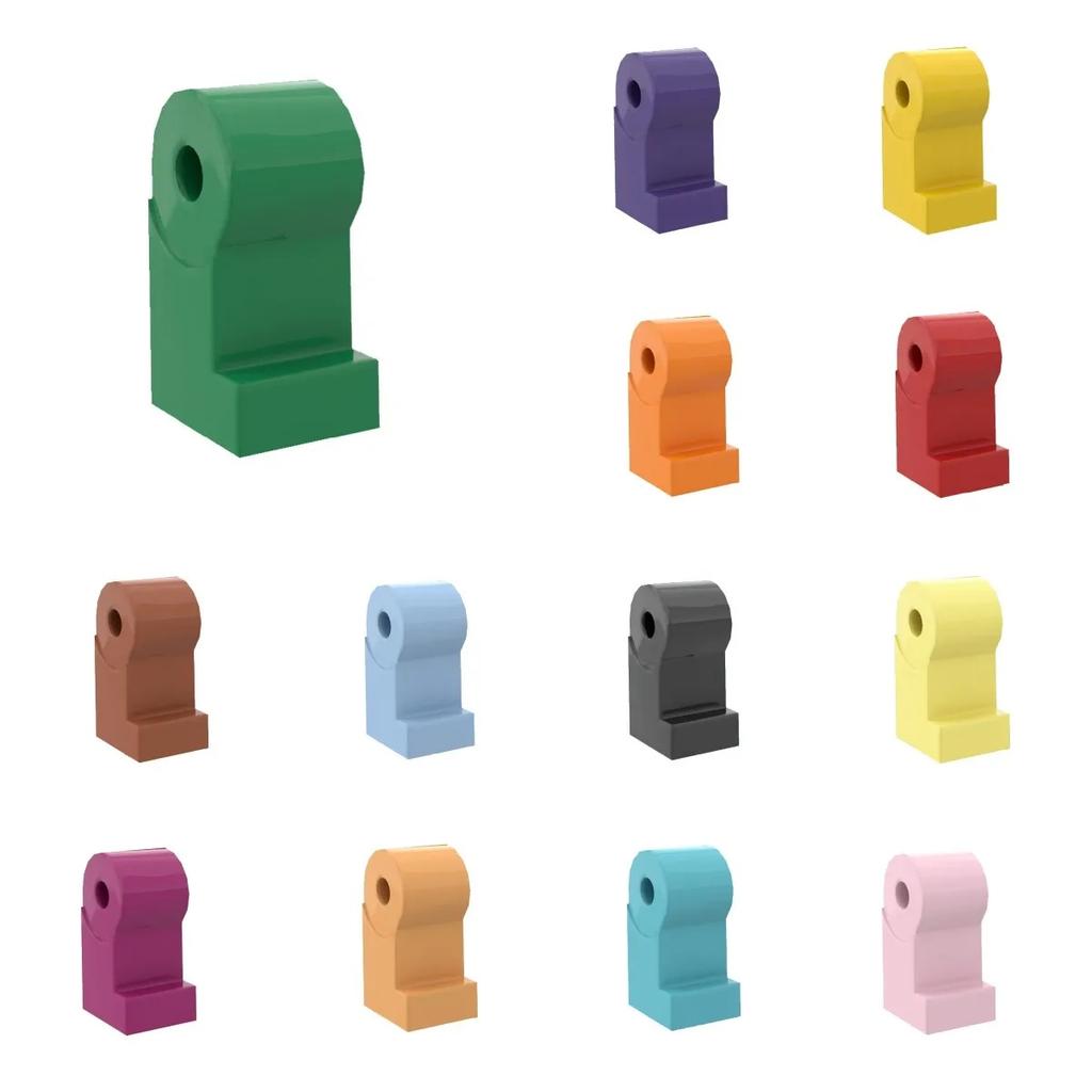 100pcs DIY MOC For 972 Building block Figures parts For Body Part Leg, Left