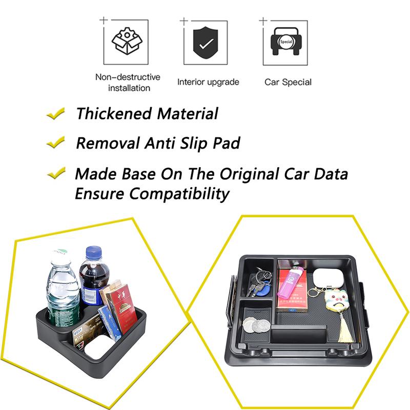 Dahboard Storage Organizer Box Phone Holder for Suzuki Jimny JB23 JB43 1998-2018 Center Console Storage Tray Car Accessories