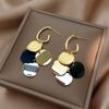 Vintage Gold Color Simple Europe and America Exaggerated Irregular Round Tassel Necklace Women's Party Jewelry Gift Accessories
