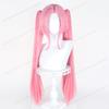 Zombie Stage Mizi Cosplay Perücke 80cm Lang Rosa Damenhaar Anime Cosplay Perücke Halloween Hitzebeständig Synthetische Perücken