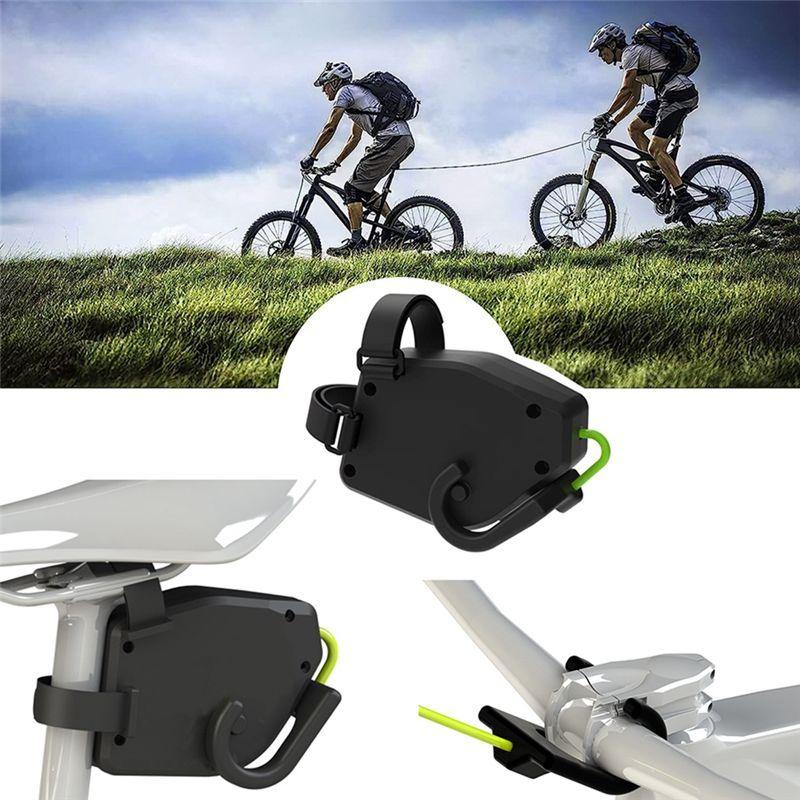 NEW-Bicycle Tow Rope Parent-Child MTB Bike Towing Rope Ebike Safety Equipment Outdoor Tool Black