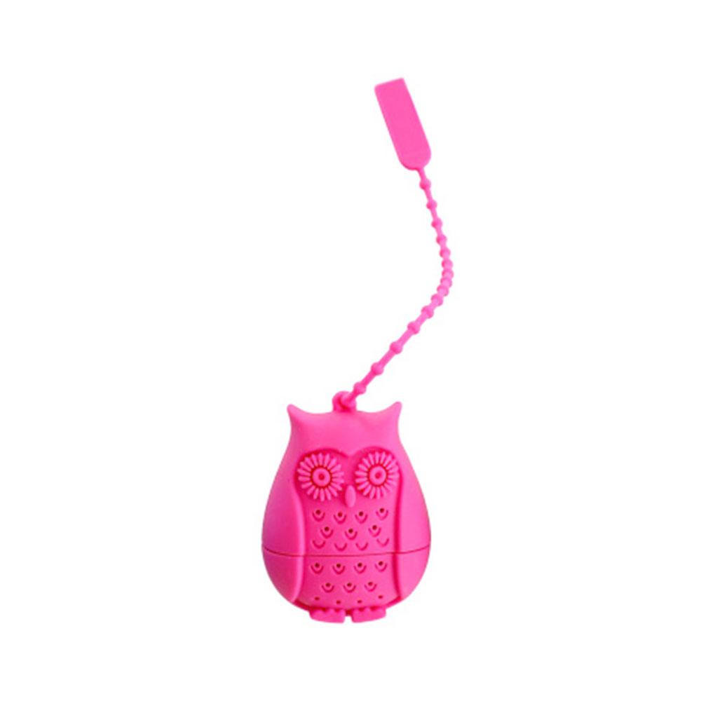 Silicone World Owl Tea Strainer Tea Bags Food Grade Silicone Leaf Tea Infuser Filter Diffuser Tea Filter Tool Teacup Accessories