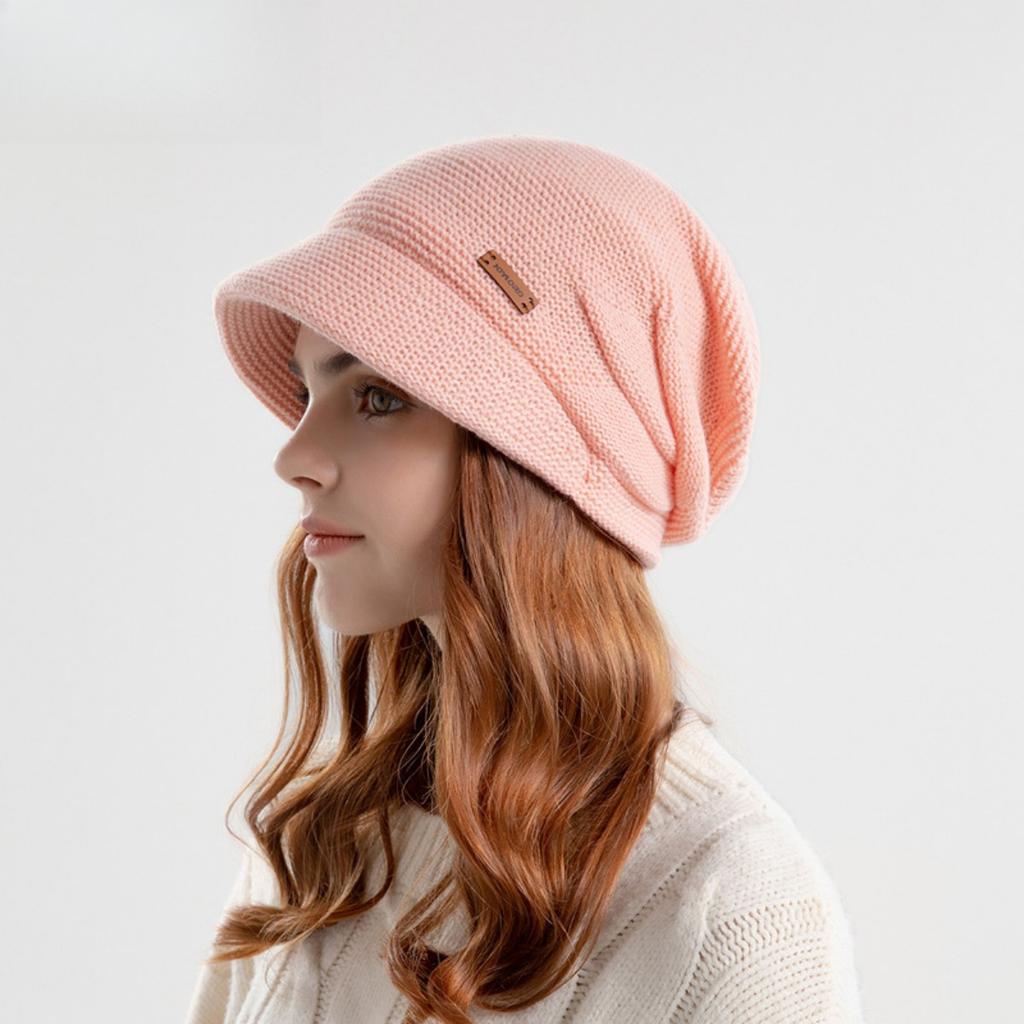 Velvet, Stacked Hat, Female, Outdoor, Warm, Hooded Hat, Ear Protection Hat