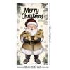 Cartoon Santa Claus Door Cover Christmas Outdoor Decoration Home Door Lining 2025 Xmas Ornament 2026 New Year Party Home Banner