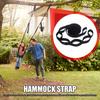 2pcs Heavy Duty Hammock Straps with Load Bearing Rope for Camping, Hiking, and Outdoor Swing Hanging
