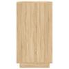 vidaXL Sideboard Sonoma-Eiche 80x34x75 cm Holzwerkstoff