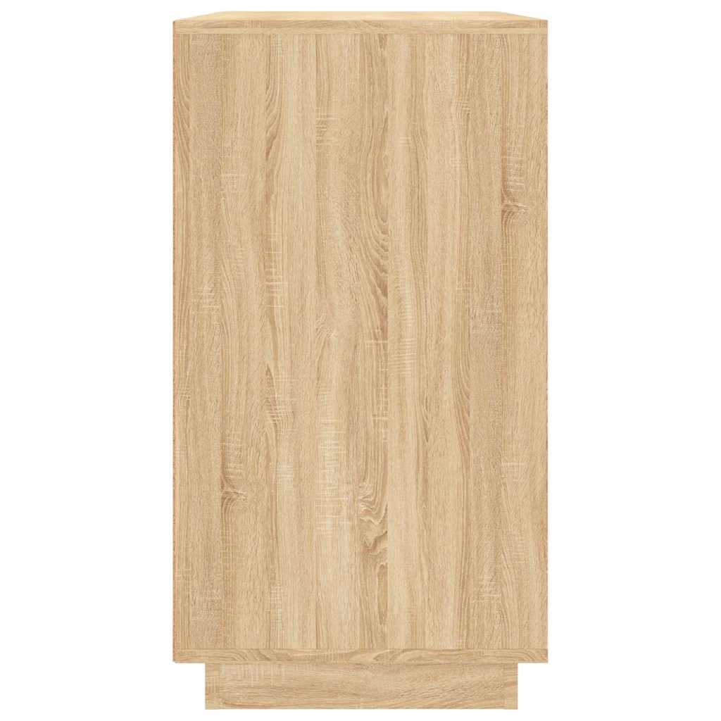 vidaXL Sideboard Sonoma-Eiche 80x34x75 cm Holzwerkstoff