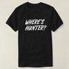 Wheres Hunter Funny Biden Phrase TShirt Premium Cotton Short Sleeve ONeck Mens T Shirt New S3XL