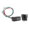 DC12 24V Turn Signal Rocker Switch with Flasher Green LED for ATV UTV RV Vehicle Off Road Pickup Tractor Boat Motorcycle