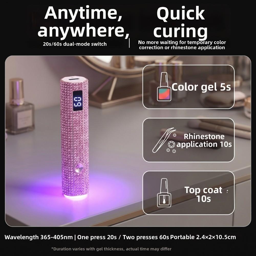 UV Quick Dry Nail Dryer Machine 20/60S Countdown LED Gel Polish Nail Lamp For Home Salon