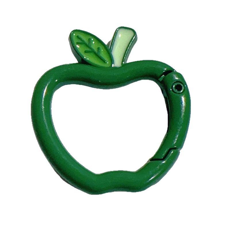 Malowany brelok z klamrą jabłkową na wiosnę do samodzielnego wykonania ozdoby do torby lub dekoracji samochodu