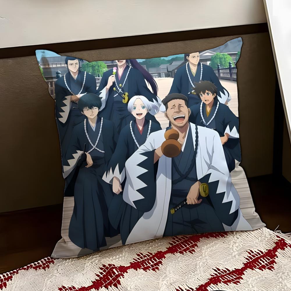 The Blue Wolves of animeMibu Cushion Cover Reversible Soft Durable Pillow Cover Home Car MultiScene Use for Daily Comfort