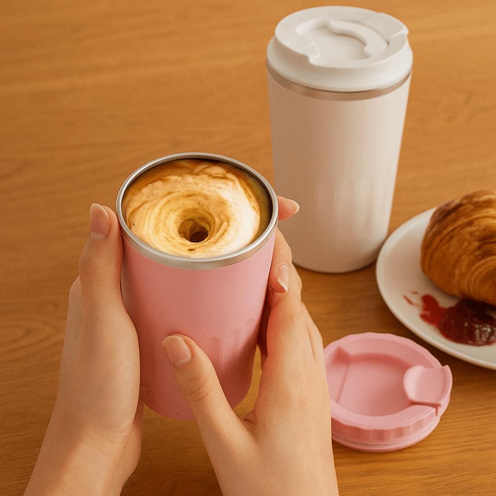400ML Electric Coffee Mug USB Rechargeable Automatic Mixing Cup Portable Coffee Cup  Travel