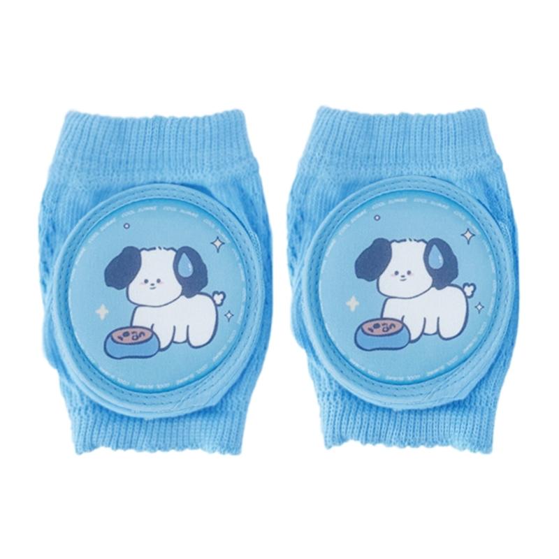 CartoonKleinkind Baby Knieschoner Elastische Krabbel Ellbogenpolster Kleinkinder Knieschützer Atmungsaktives Sicherheits-Kniepolster
