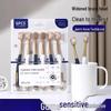 Soft Bristle Toothbrush, Wide Head for Men & Women, Fine & Gentle, Family Pack of 6, Adult Unisex Set