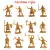 30/100pcs 1.06inch Medieval Soldier Model Golden/Grey Role Playing Doll Collection Sand Table Scenario Exercise Decoration YMY
