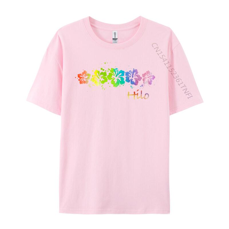 Hilo Hawaii Watercolor Beach Surf Classic Men Tshirt Slim Fit Gift Premium Cotton Men T Shirt Cool T Shirt Wholesale