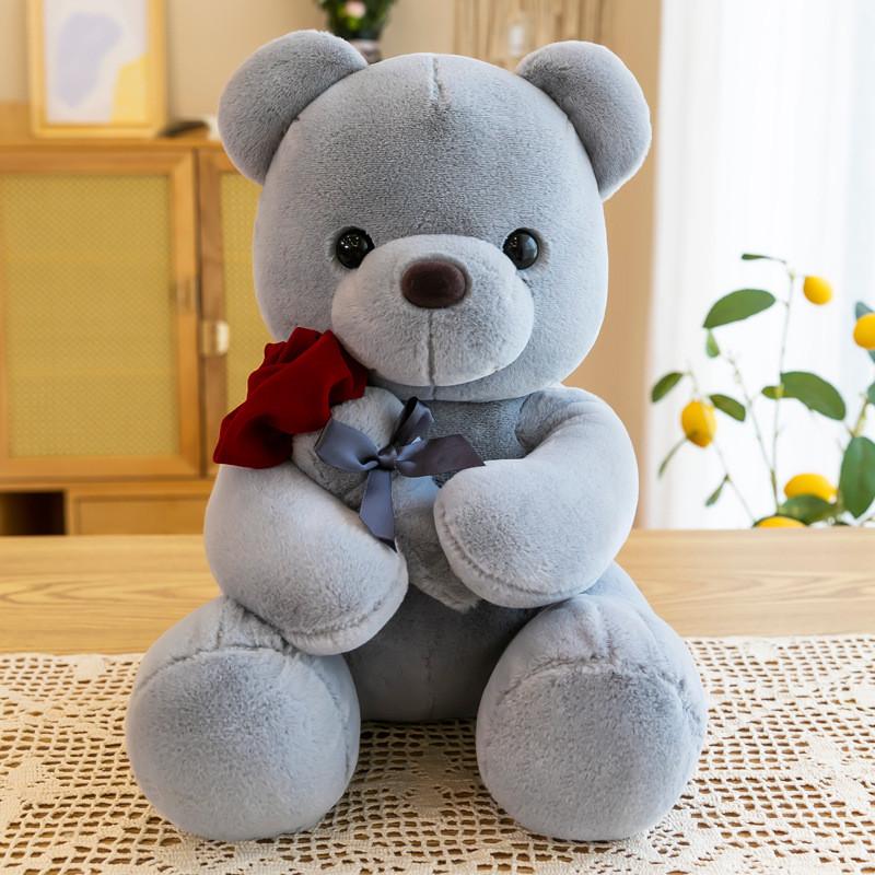 

Soft And Cuddly White Teddy Bear Plush Toy Gift For Valentine s Day And Birthdays 25cm