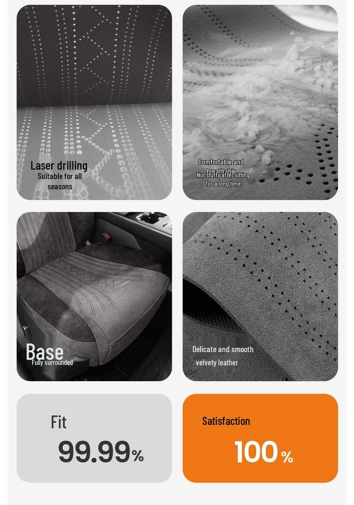 BYD Song Ultra EV All-Season Car Seat Cushion Set - Full Coverage