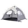 Beach Tent for 3 Persons Grey Quick Release Waterproof