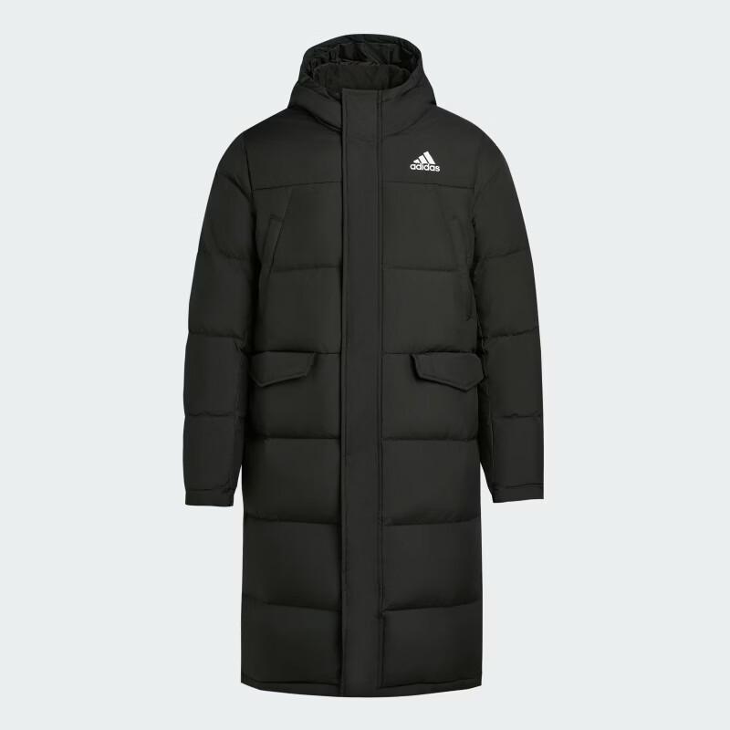 Мужская длинная пуховая парка Adidas KE5405 2XL чёрный