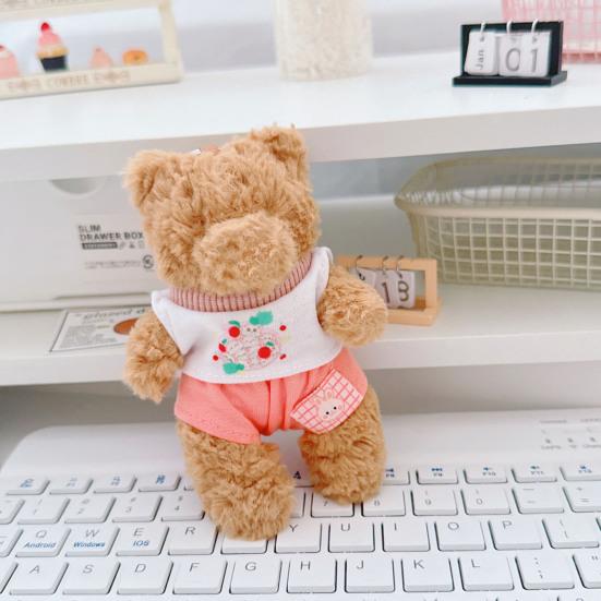 Puppenkleidungsset T-Shirt und Shorts für 17cm La Bubu Puppen Handgemachtes Stilvolles Outfit Puppenkleidung Geschenk für Puppensammler