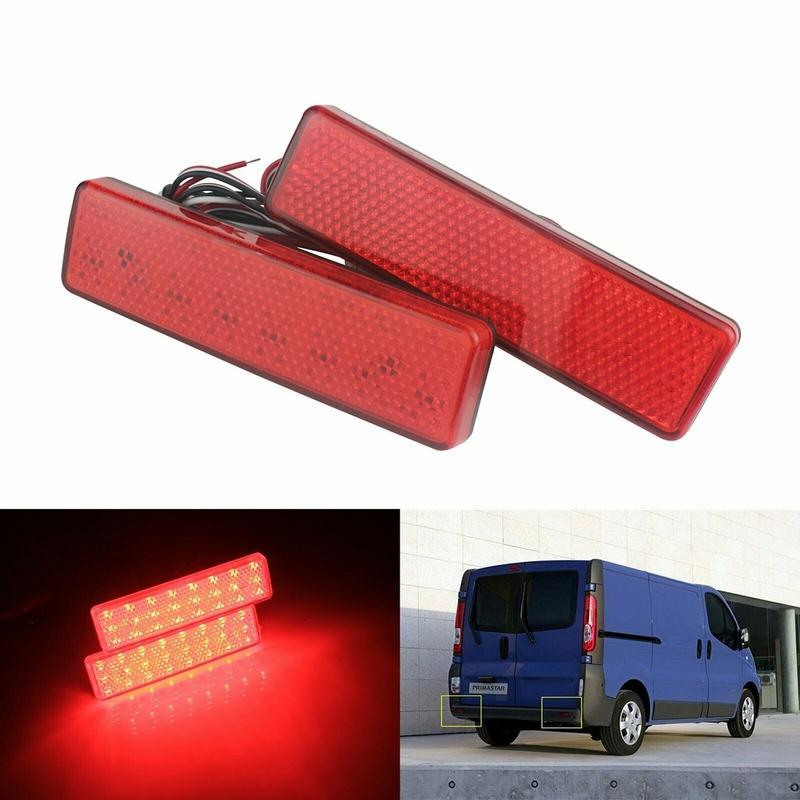 Powerful Rear Bumper Reflector Light Brake Lamp For Renault Trafic Master For Nissan Primastar For Opel Vauxhall Movano