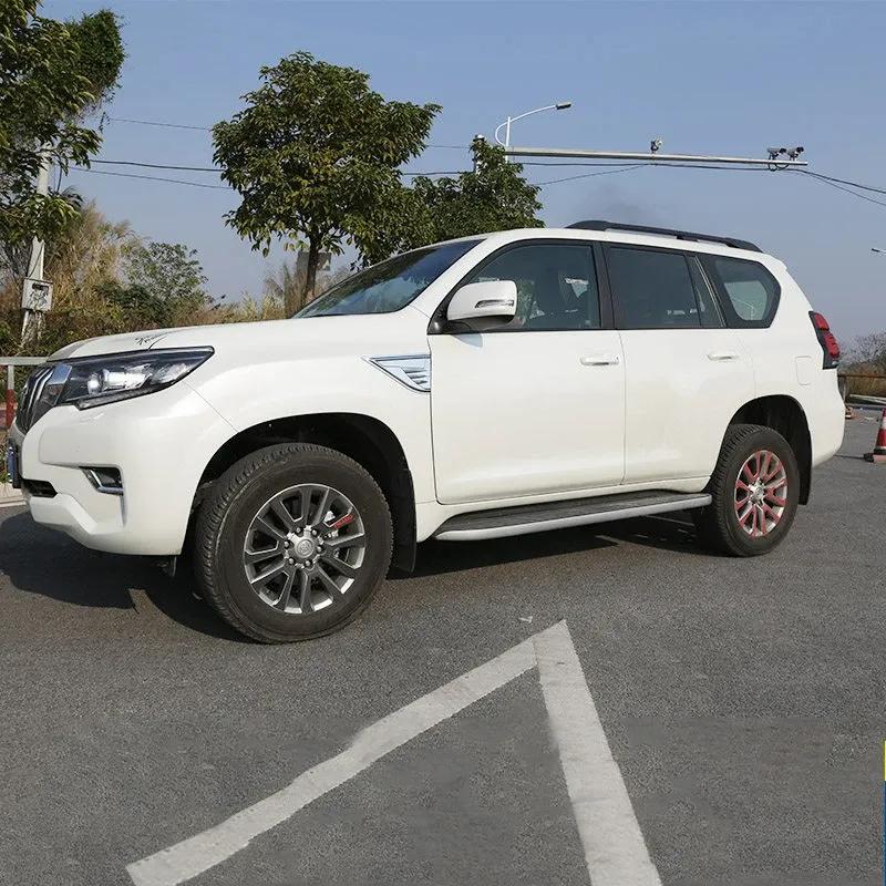 For Toyota Land Cruiser Prado 150 2018- Accessory Car Front Fender Engine Side Air Vent Cover Trim Shark Gills Vent Sticker