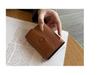 Genuine Leather Accordion Card Holder for Women - Compact, Anti-Demagnetization, Multi-Card Slots, Driver's License, Document Organizer