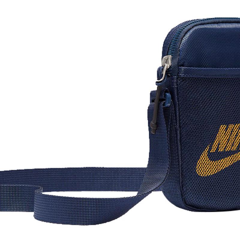 Nike Heritage Polyester Shoulder Bag, Crossbody Bag Regular Unisex Navy Blue Casual BA5871-410