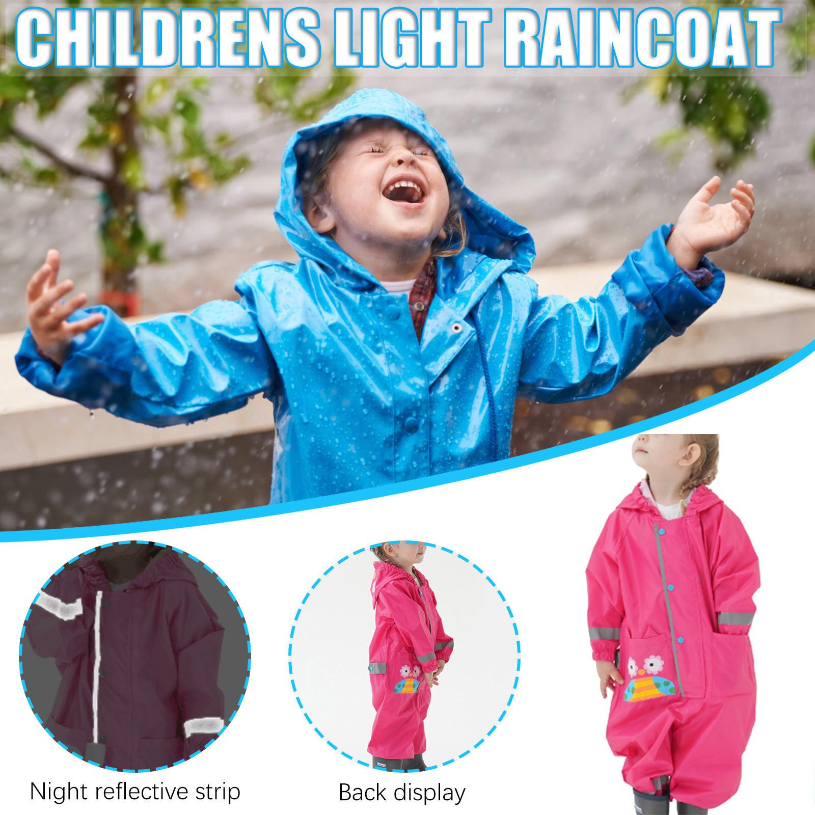 

Детская куртка унисекс с капюшоном, ветрозащитный и водонепроницаемый плащ для девочек и мальчиков, маска S горячий розовый