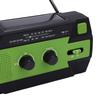 FM AM Emergency Radio 4000mah Hand Crank Solar Portable Radio with LED Flashlight Motion Sensor Reading Lamp Power Bank for Outdoor