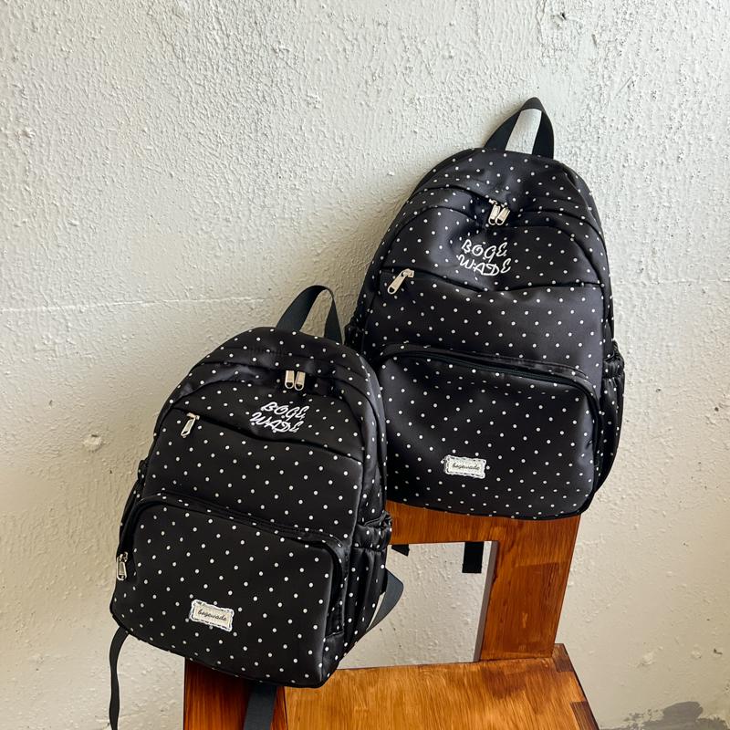 Mochila Escolar Fofa de PU com Bolso Frontal com Zíper Mochila Leve para Meninas Adolescentes Casual Diária para Viagem