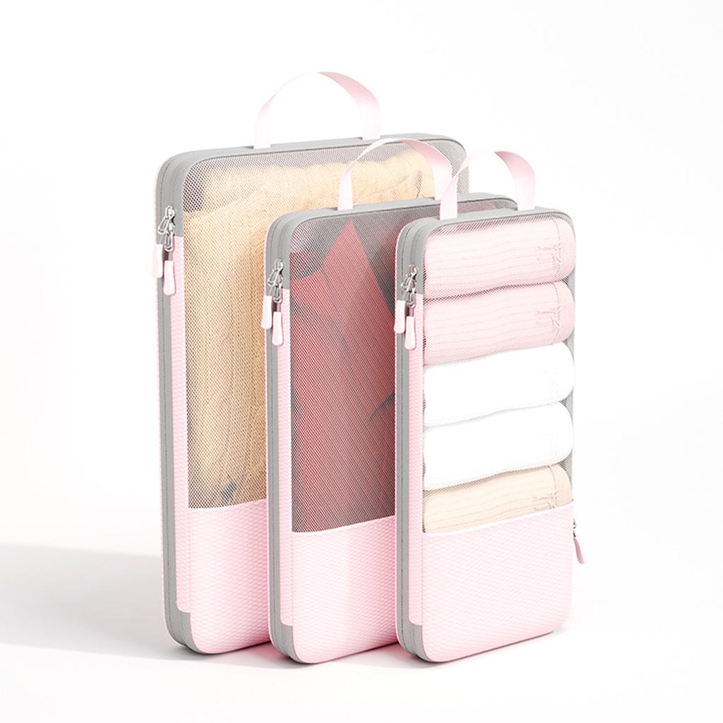 Folding Travel Clothes Storage Waterproof Bags Portable Luggage Organizer Pouch Packing Cube Lightweight Dustproof Journey Bag