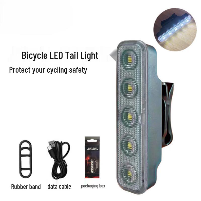 Lishi USB Rechargeable LED Bike Tail Light