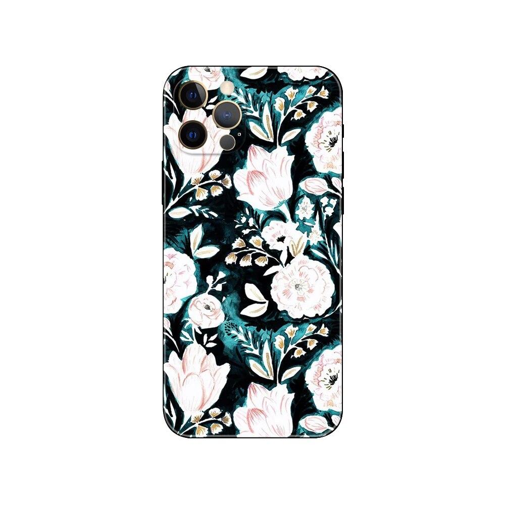Blühende Pflanze Handyhülle für iPhone Samsung Galaxy Redmi Xiaomi Oppo OnePlus Note SA 7 8 9 10 11 12 13 14 20 21 22 23 53 54 Pro Max Ultra TPU Soft