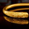 Vietnamesiskt Guld Drake Fenix Armband: Antik mässingsmetod, Förgyllt, Lyckosam smycke för damer