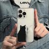 Black White Cat Phone Case For iPhone 17 16 15 11 12 14 13 Pro Max Mini X XS XR 7 Plus 16E Shockproof Transparent Cover Fundas