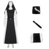 2024 New Flawless Nun Cosplay Costume For Halloween Role Play Virgin Mary Nun Outfit